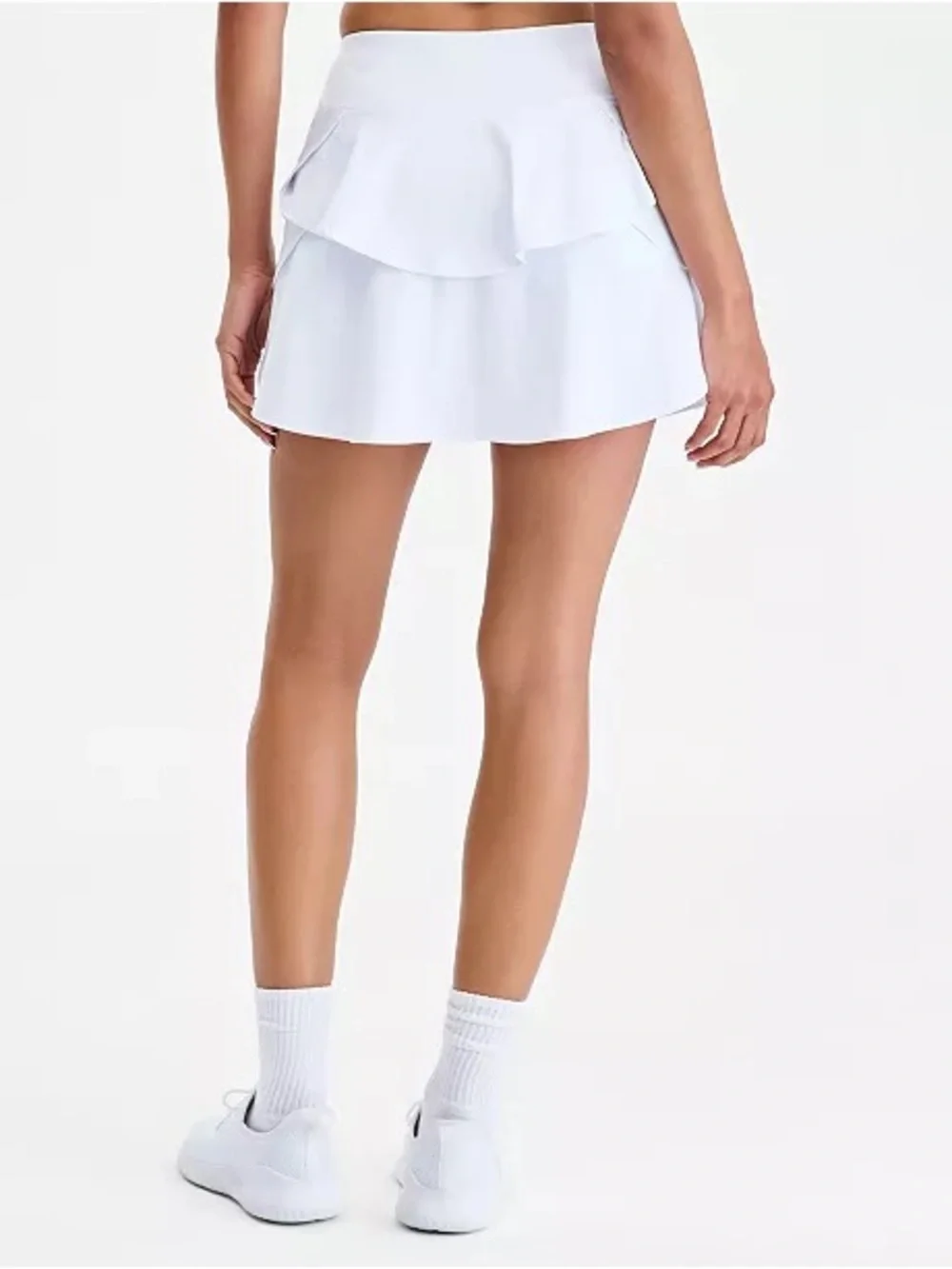 Ideology White Tiered Tennis Skort